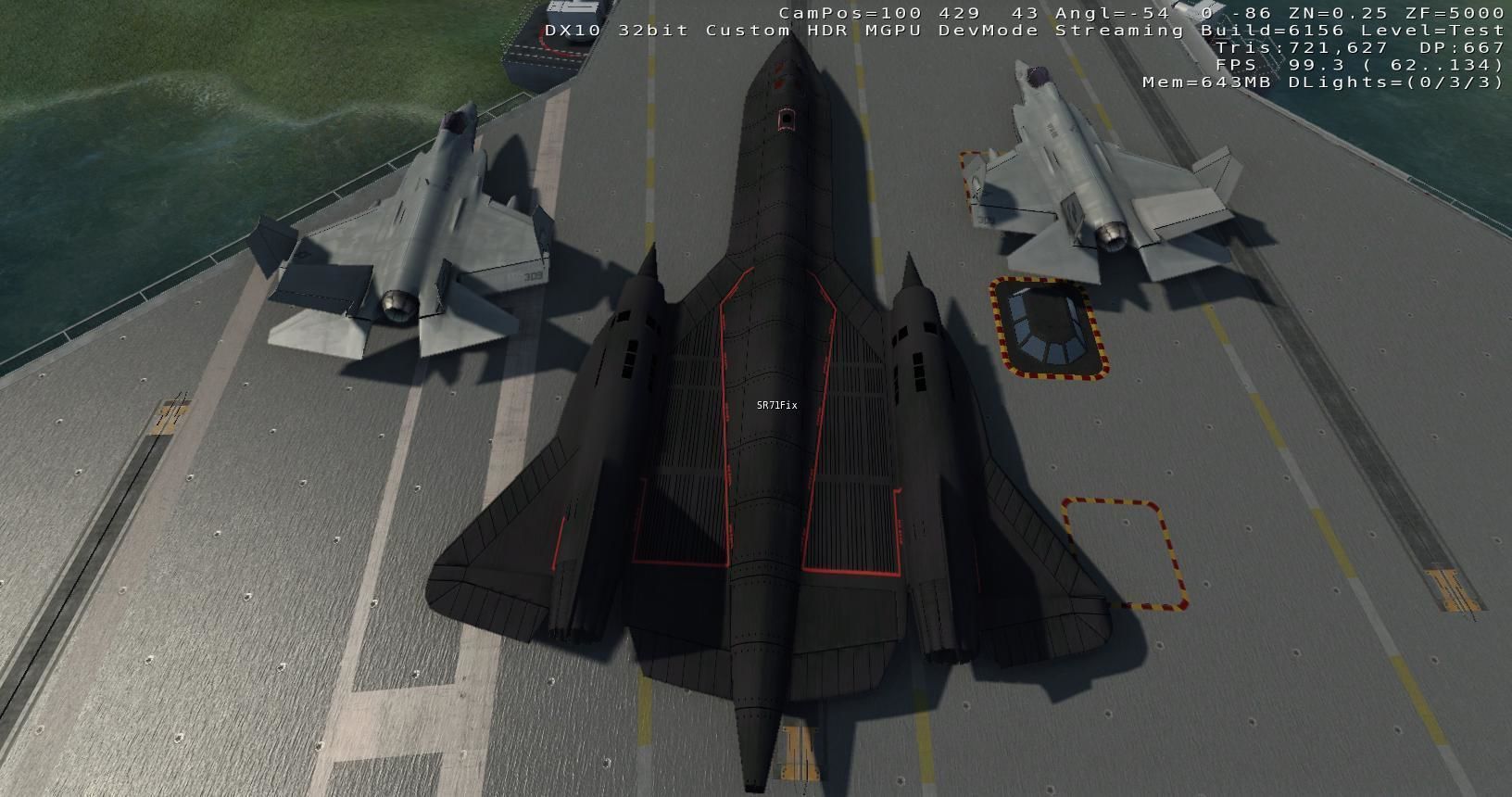 Lockheed SR-71 Blackbird Low-poly 3D model_8