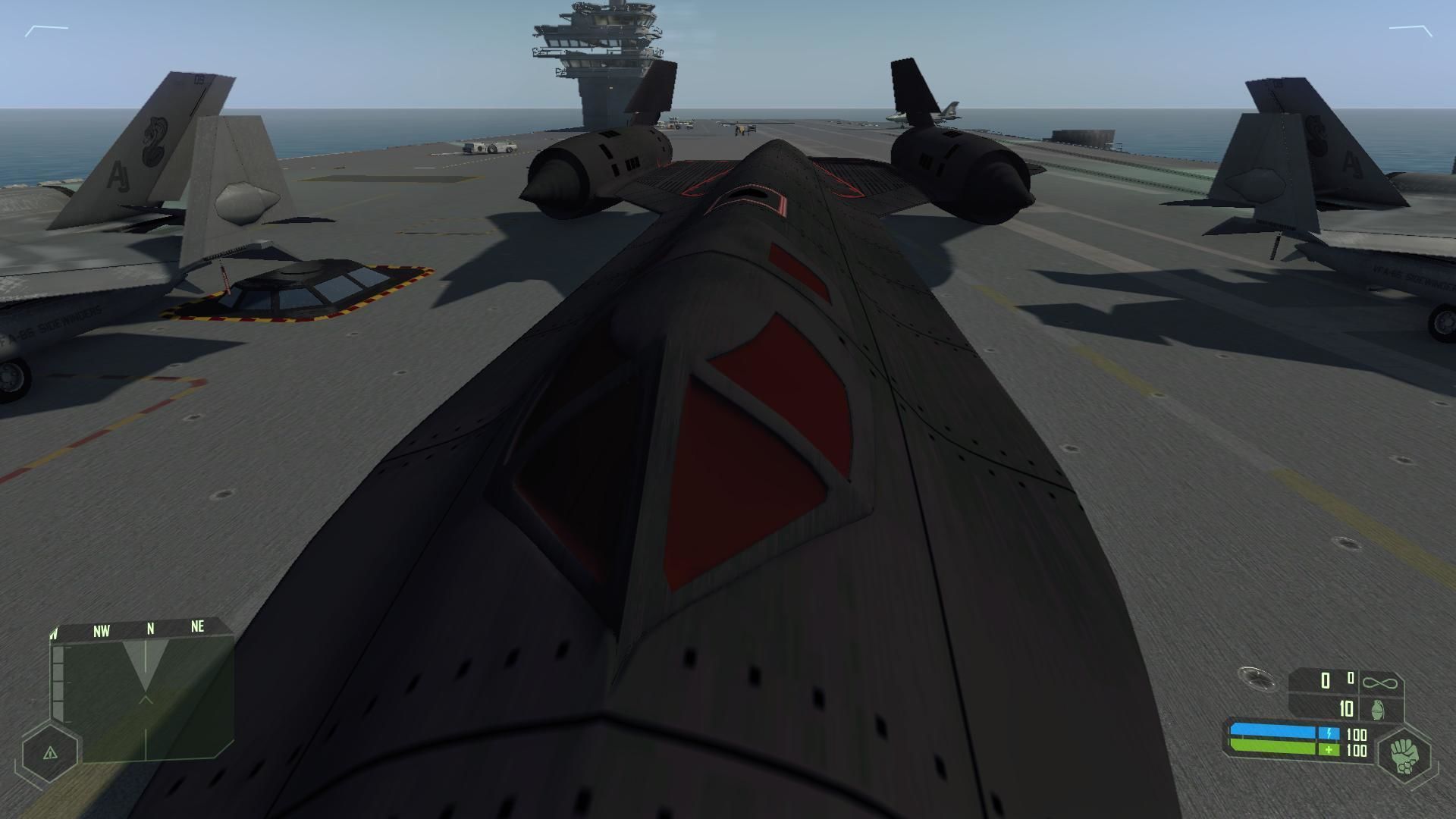 Lockheed SR-71 Blackbird Low-poly 3D model_12