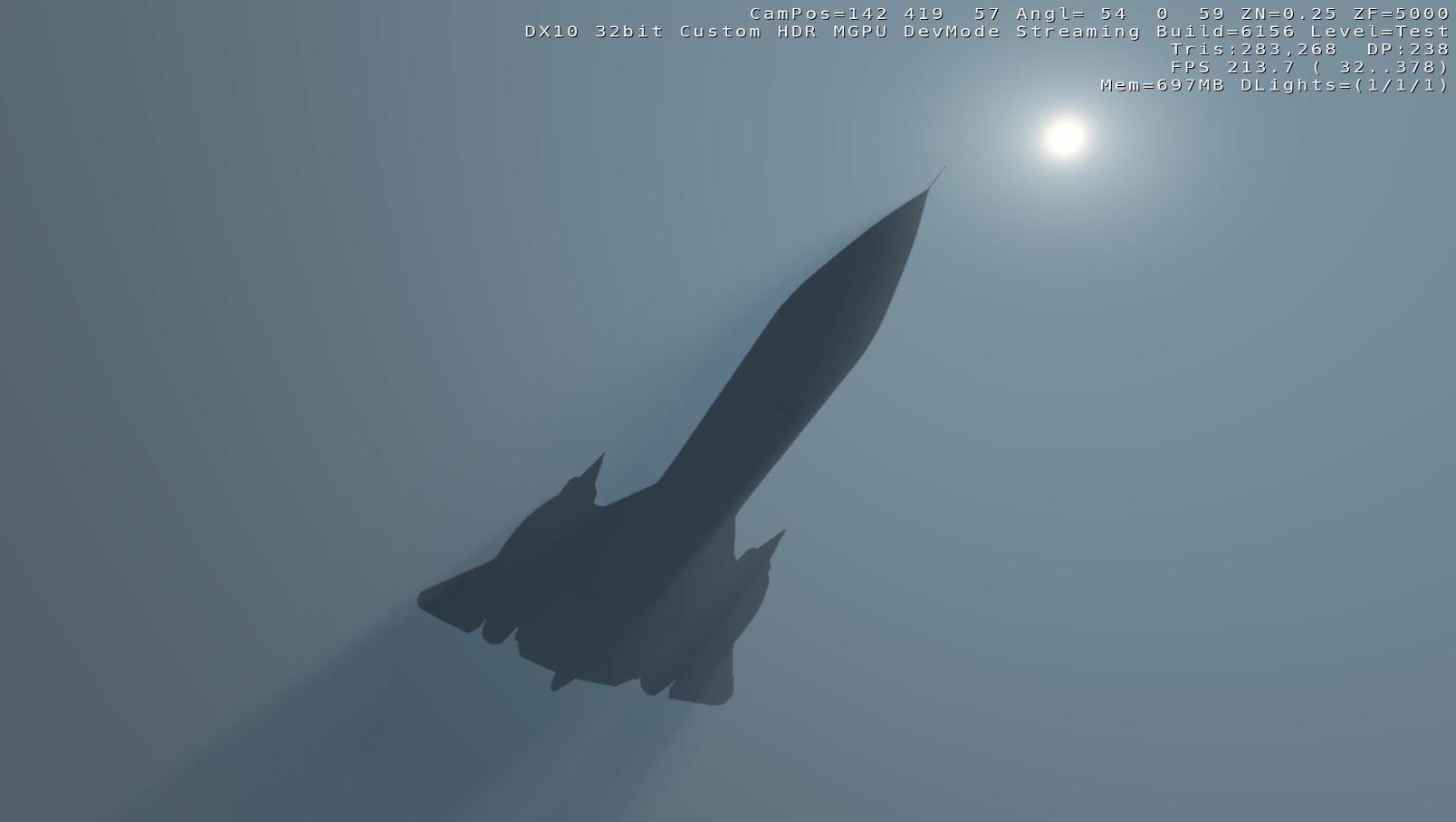 Lockheed SR-71 Blackbird Low-poly 3D model_4