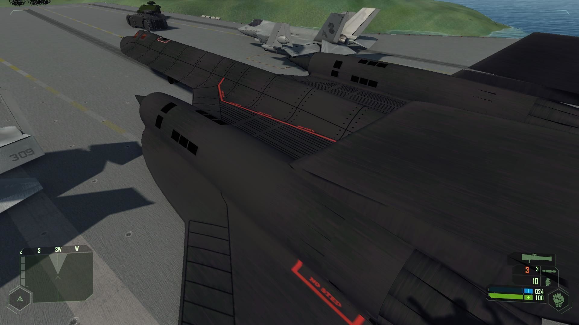 Lockheed SR-71 Blackbird Low-poly 3D model_11
