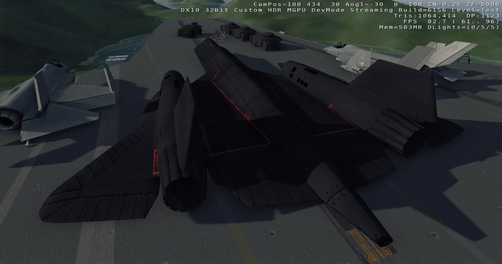 Lockheed SR-71 Blackbird Low-poly 3D model_16