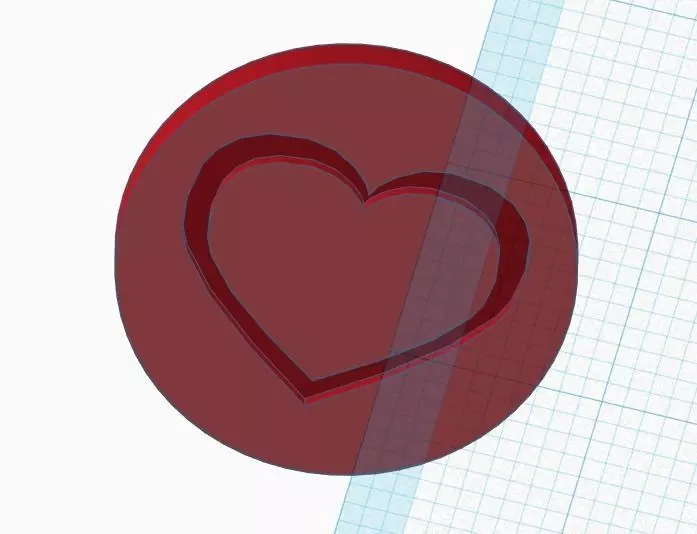 Bearing Cap-Heart-for Fidget Spinner Free 3D print model