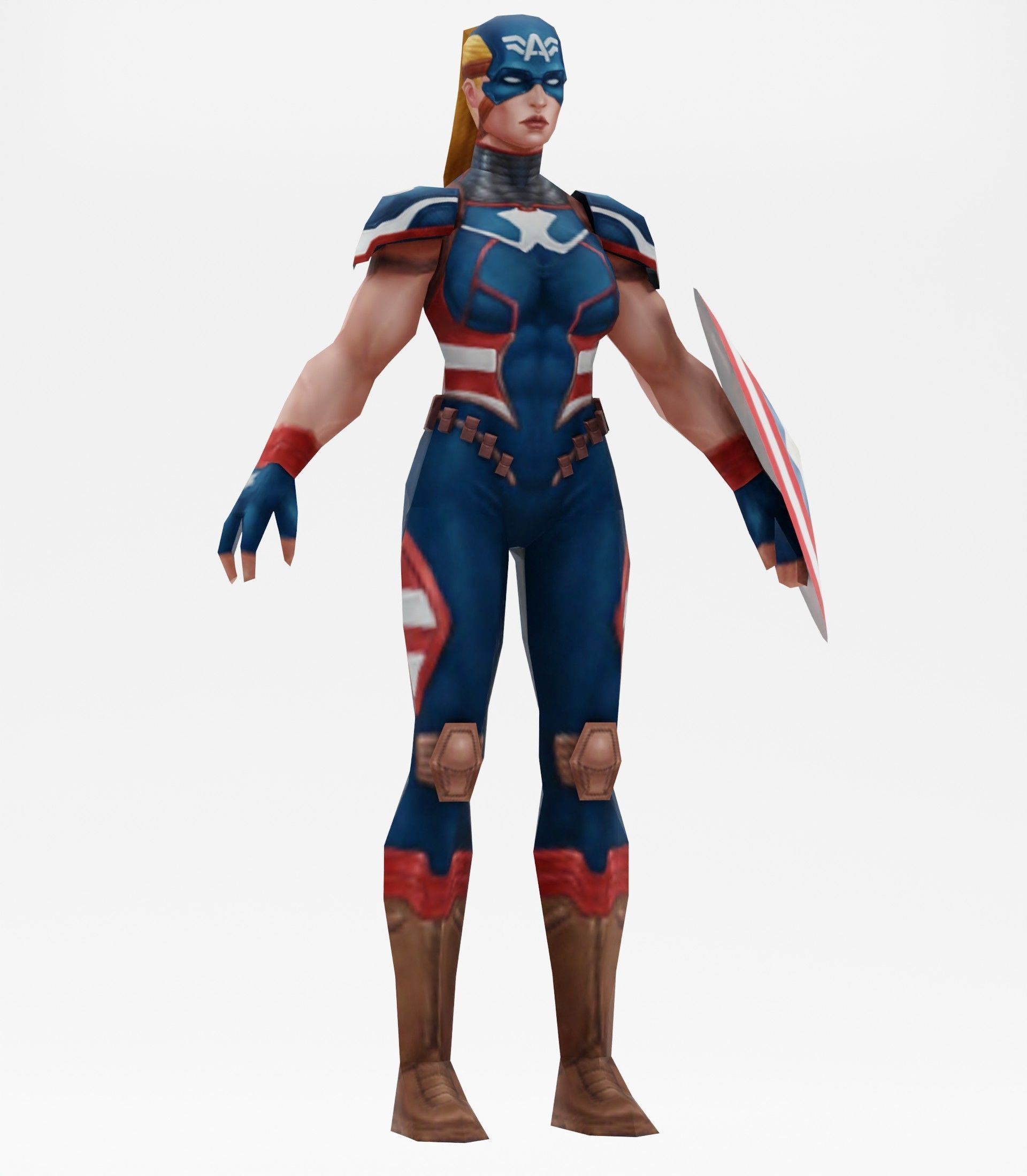 Captain America 3d model 3D model_1