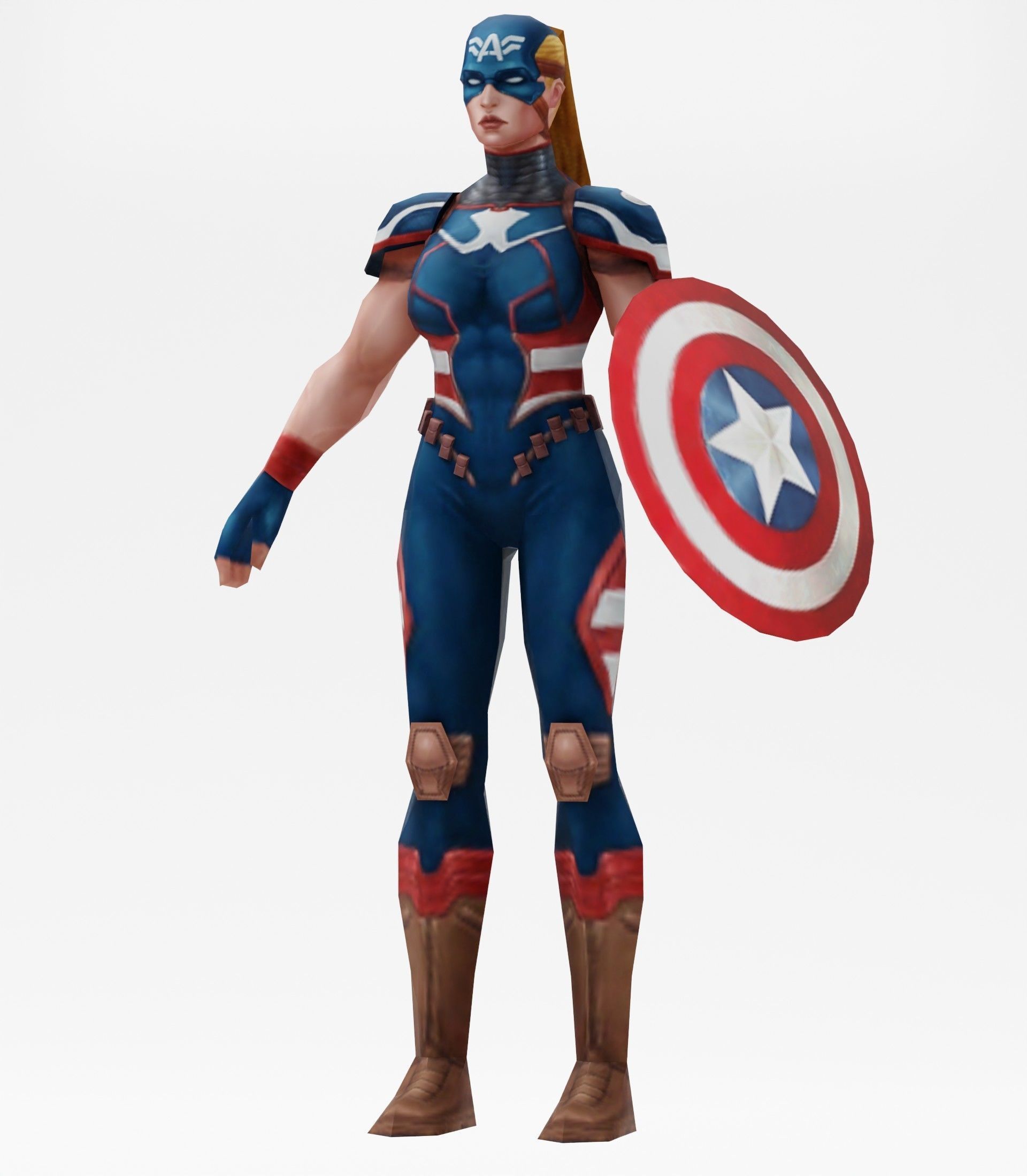 Captain America 3d model 3D model_17