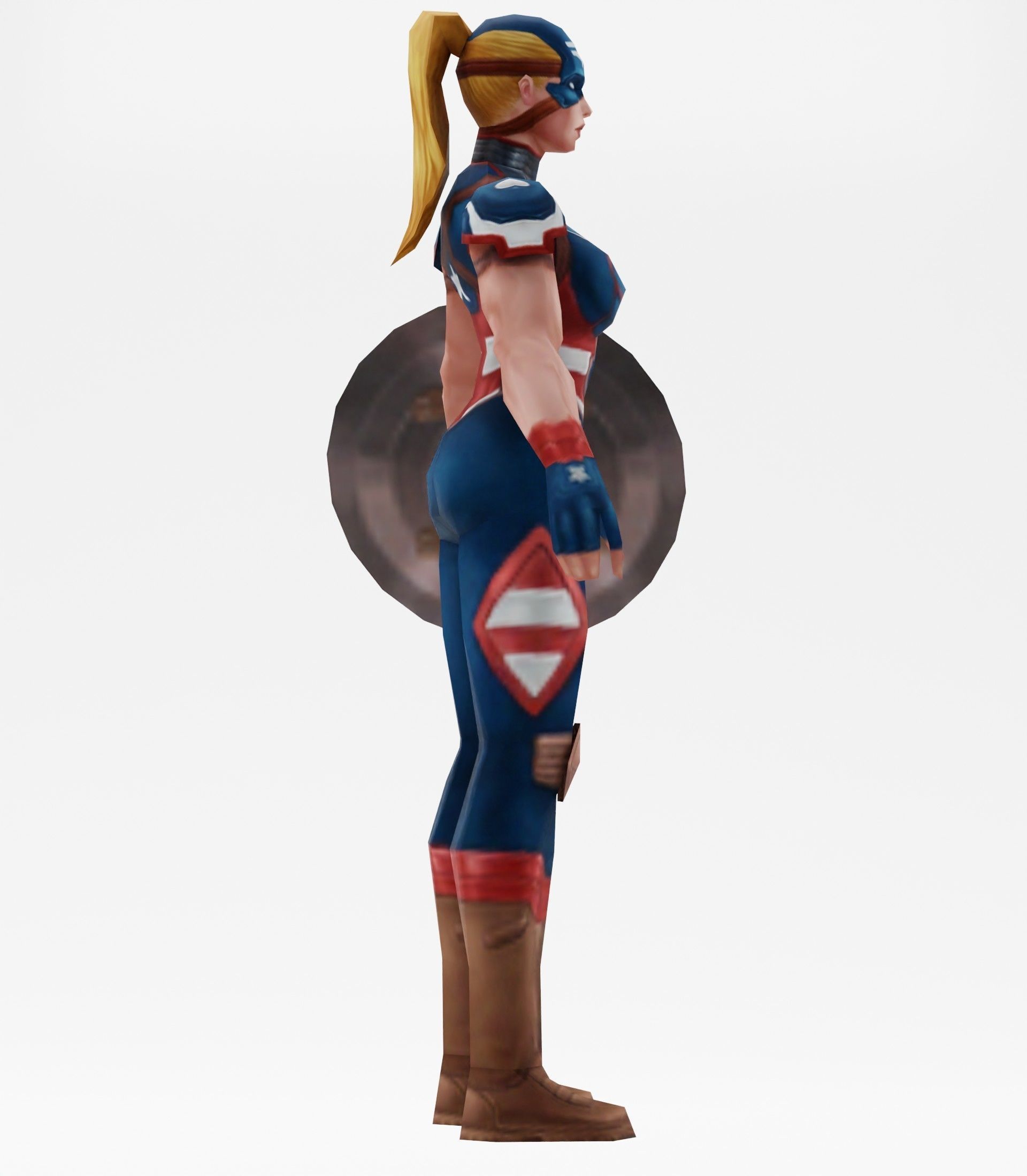 Captain America 3d model 3D model_5