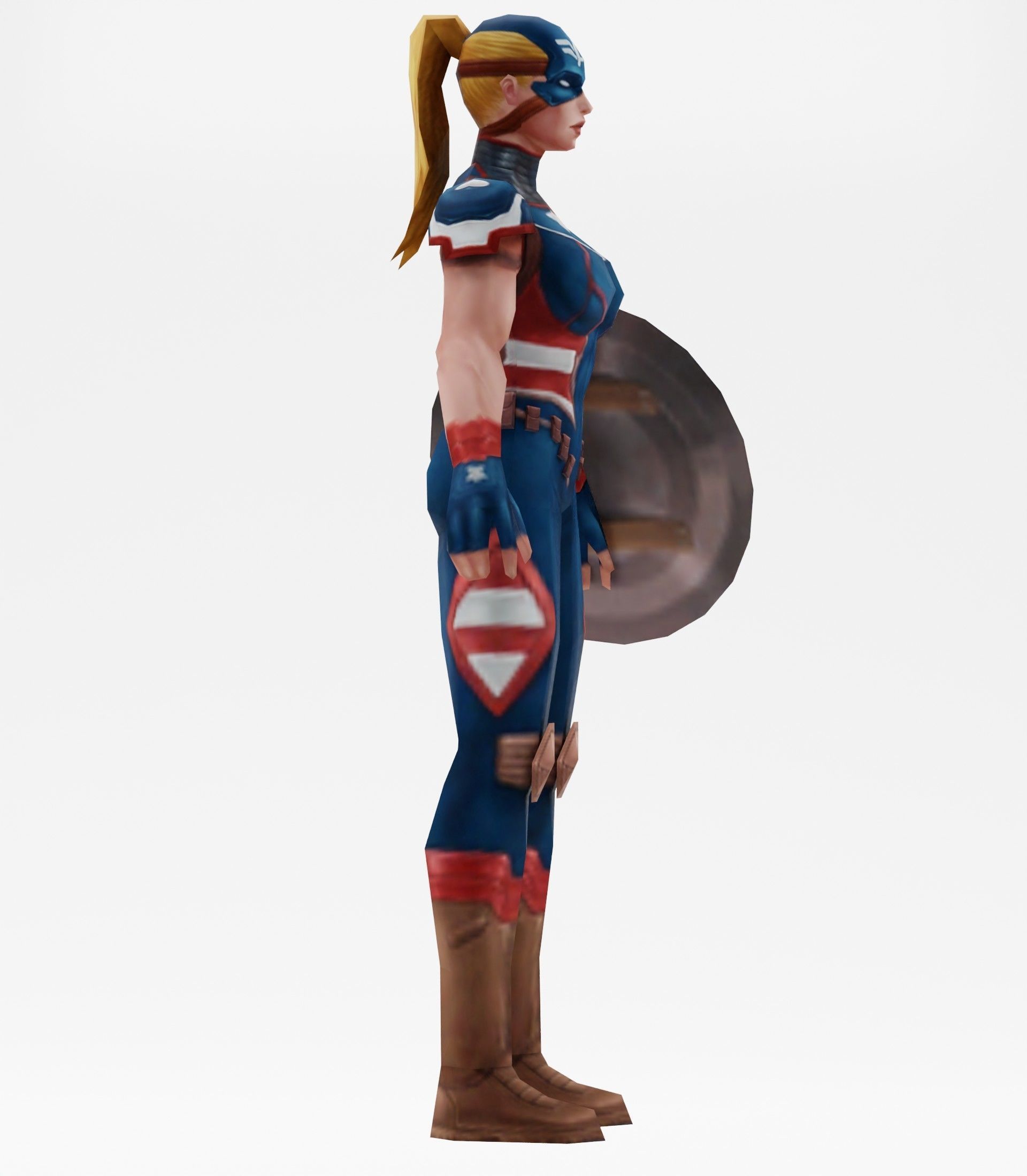 Captain America 3d model 3D model_4