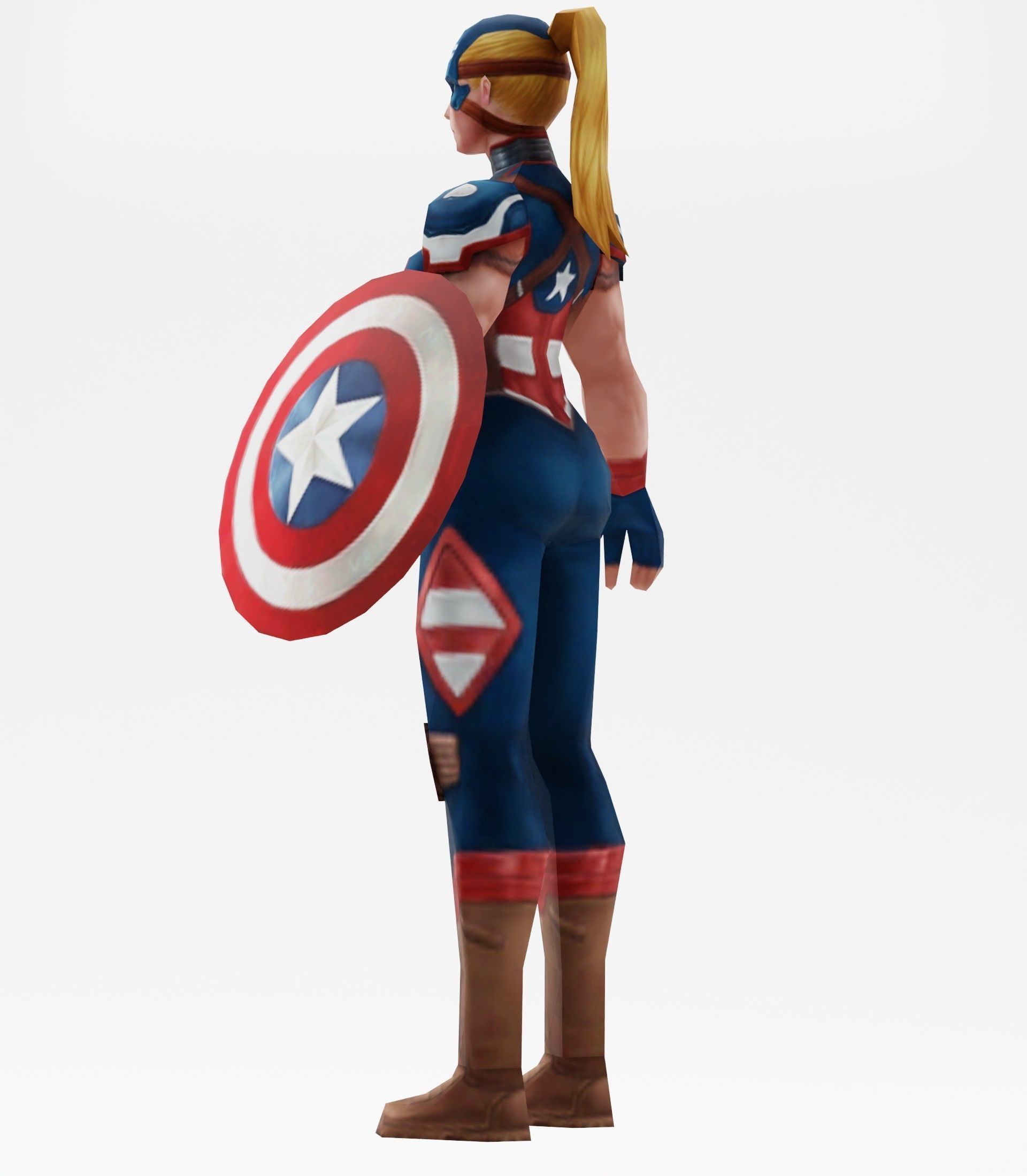 Captain America 3d model 3D model_12