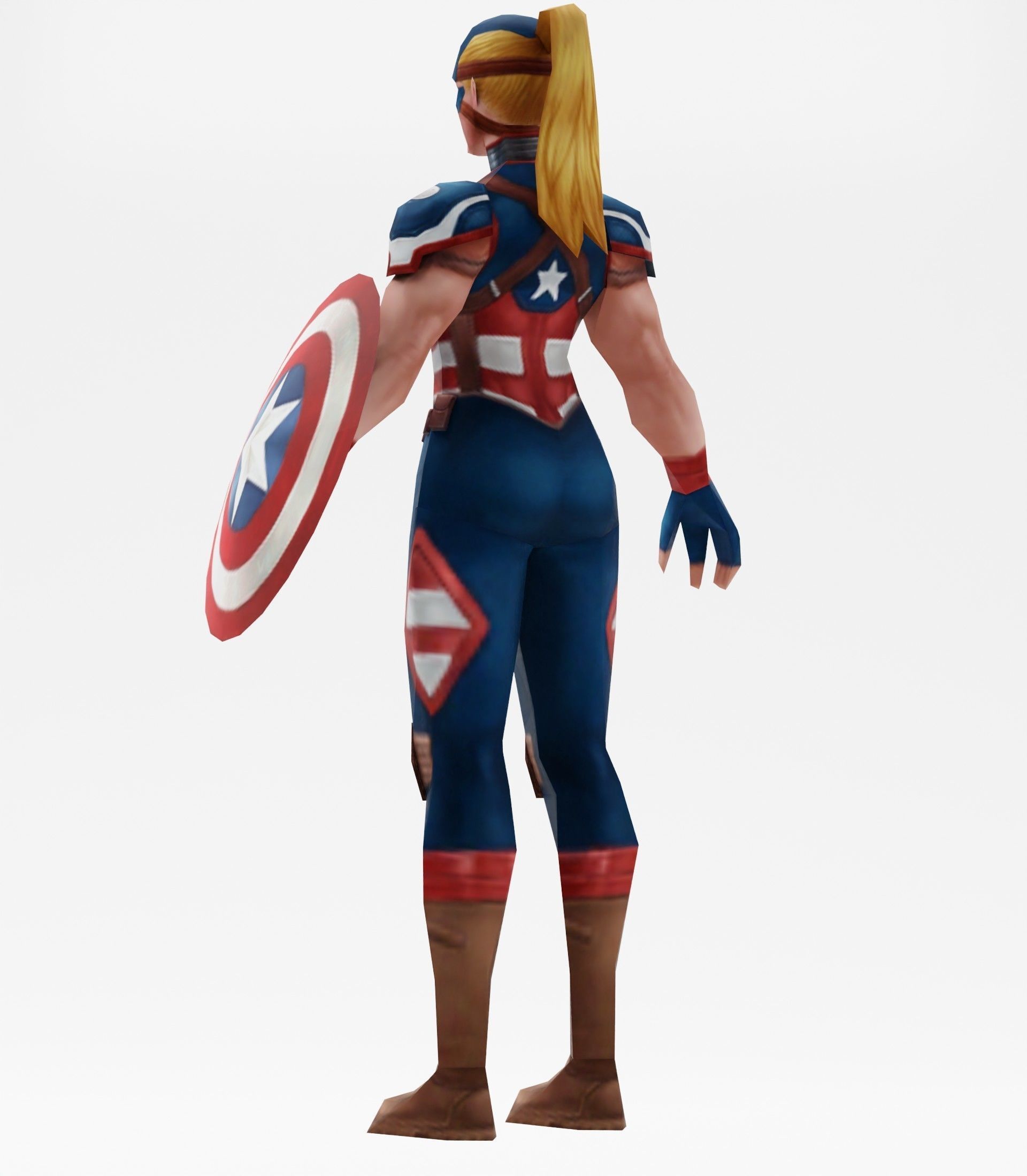 Captain America 3d model 3D model_11