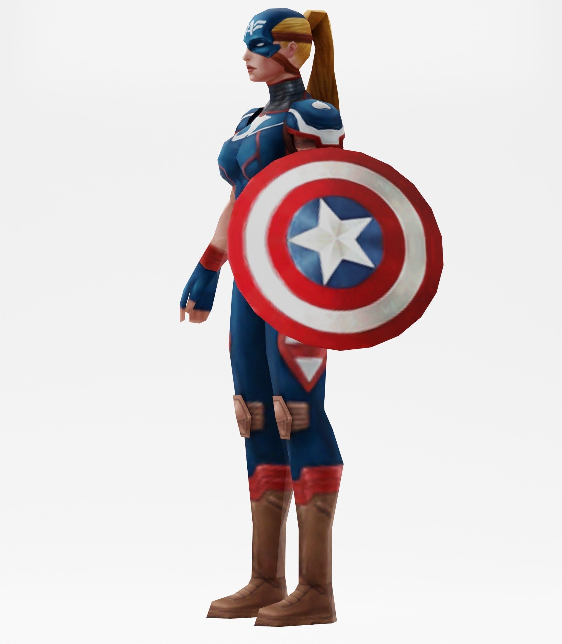 Captain America 3d model 3D model_15