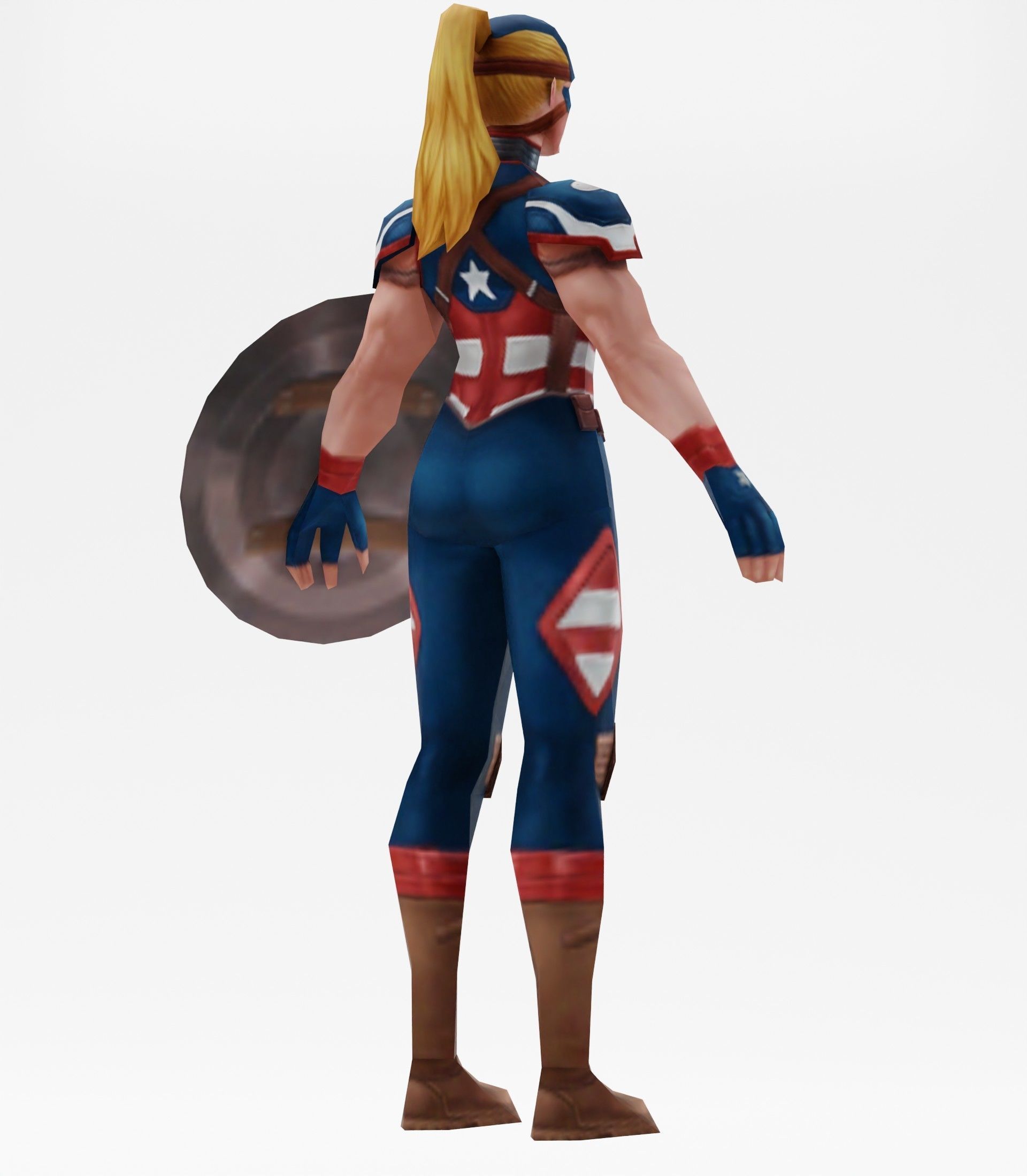 Captain America 3d model 3D model_7