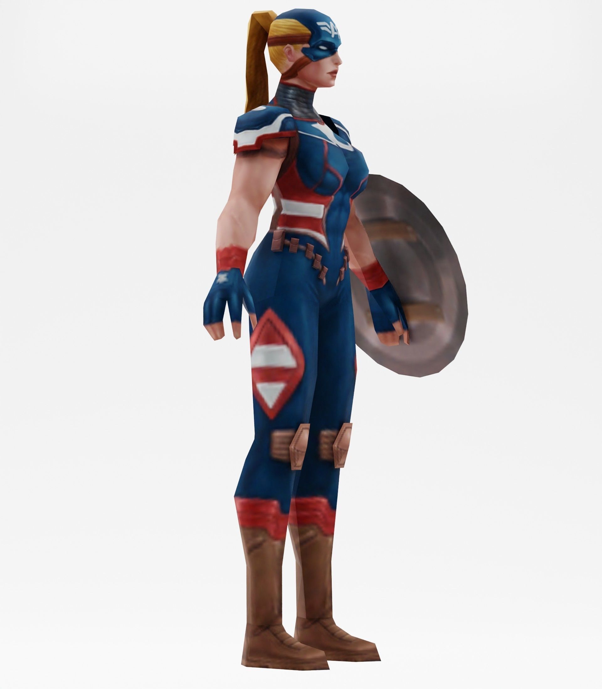 Captain America 3d model 3D model_3