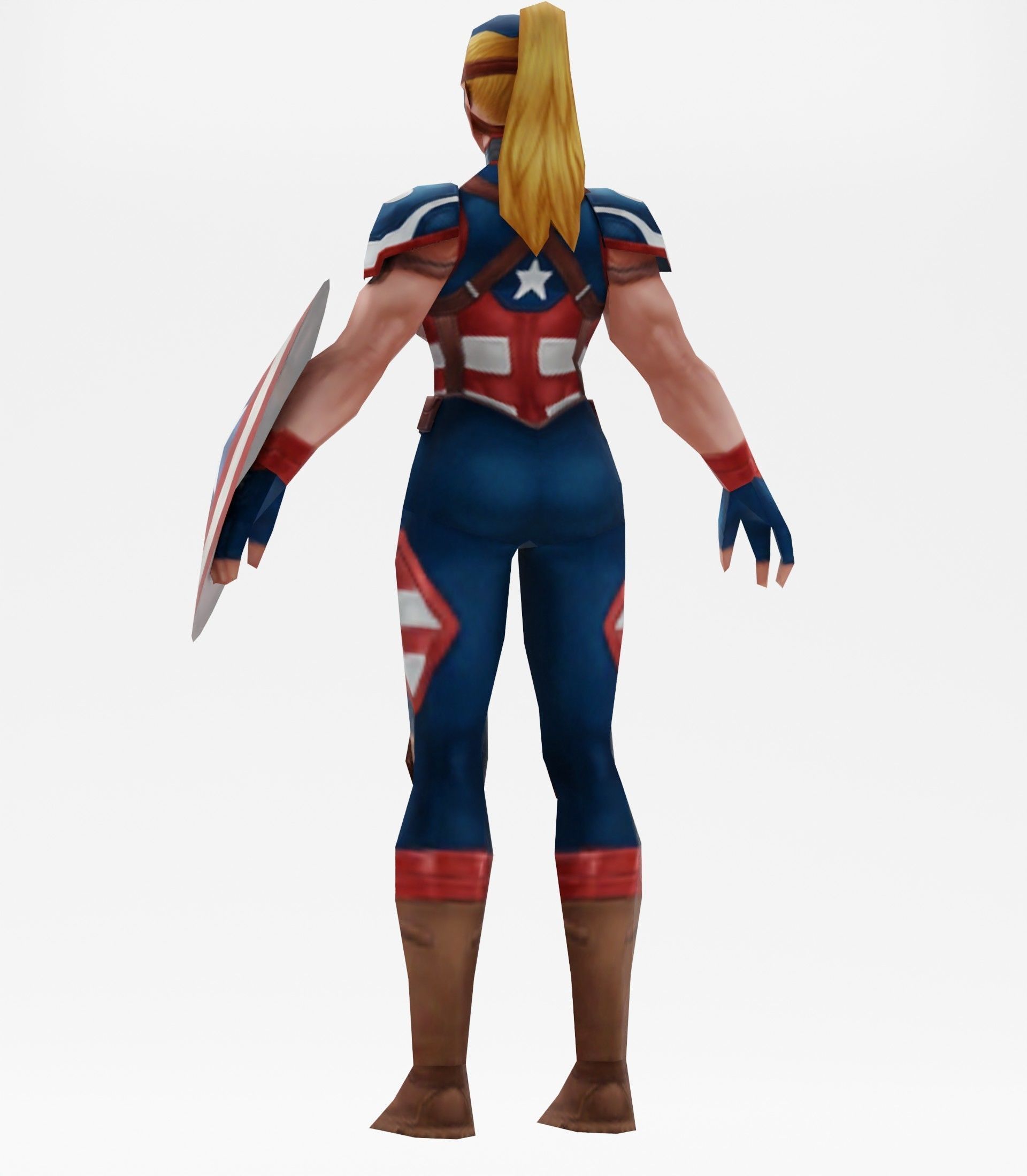 Captain America 3d model 3D model_10
