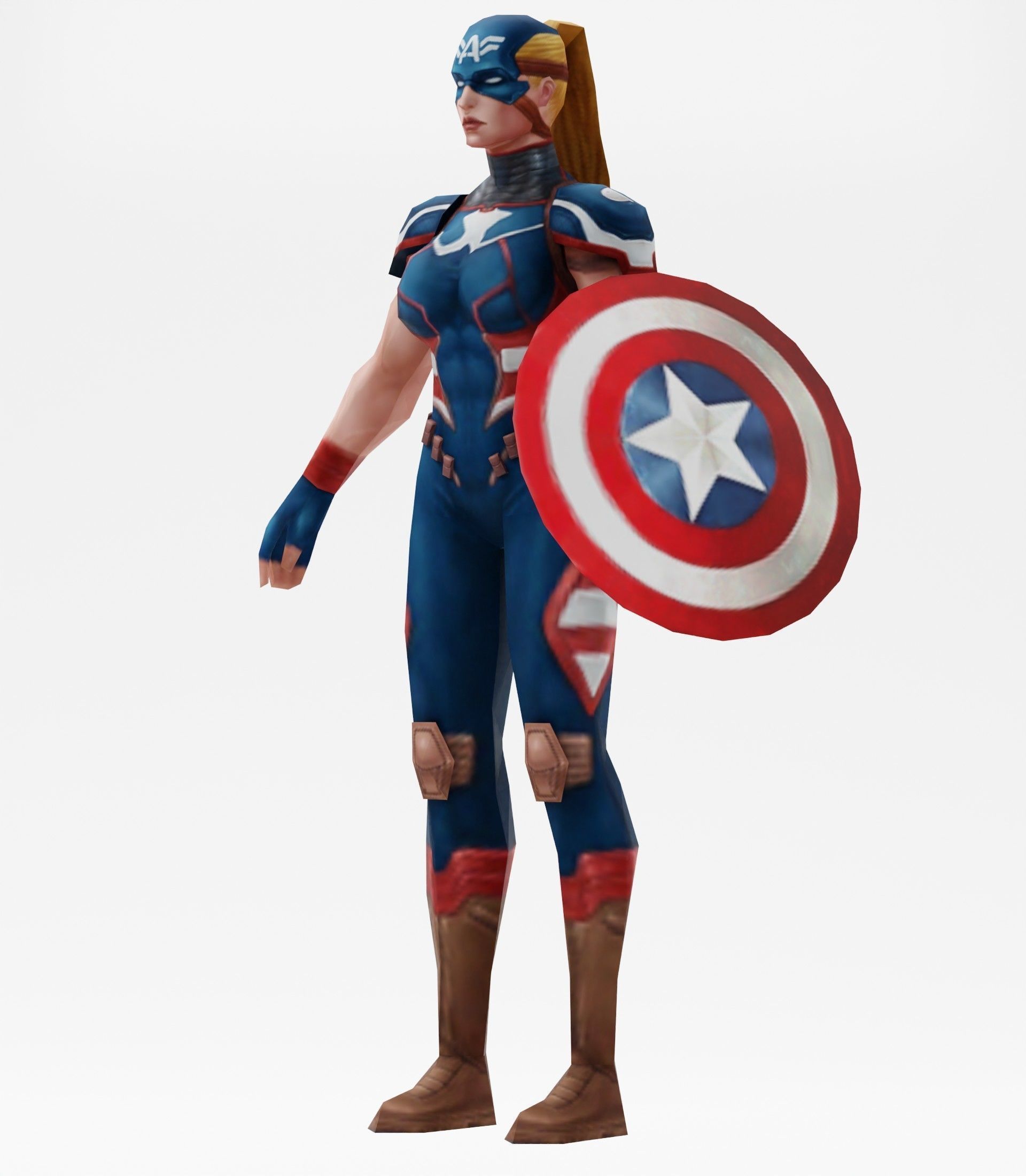 Captain America 3d model 3D model_16