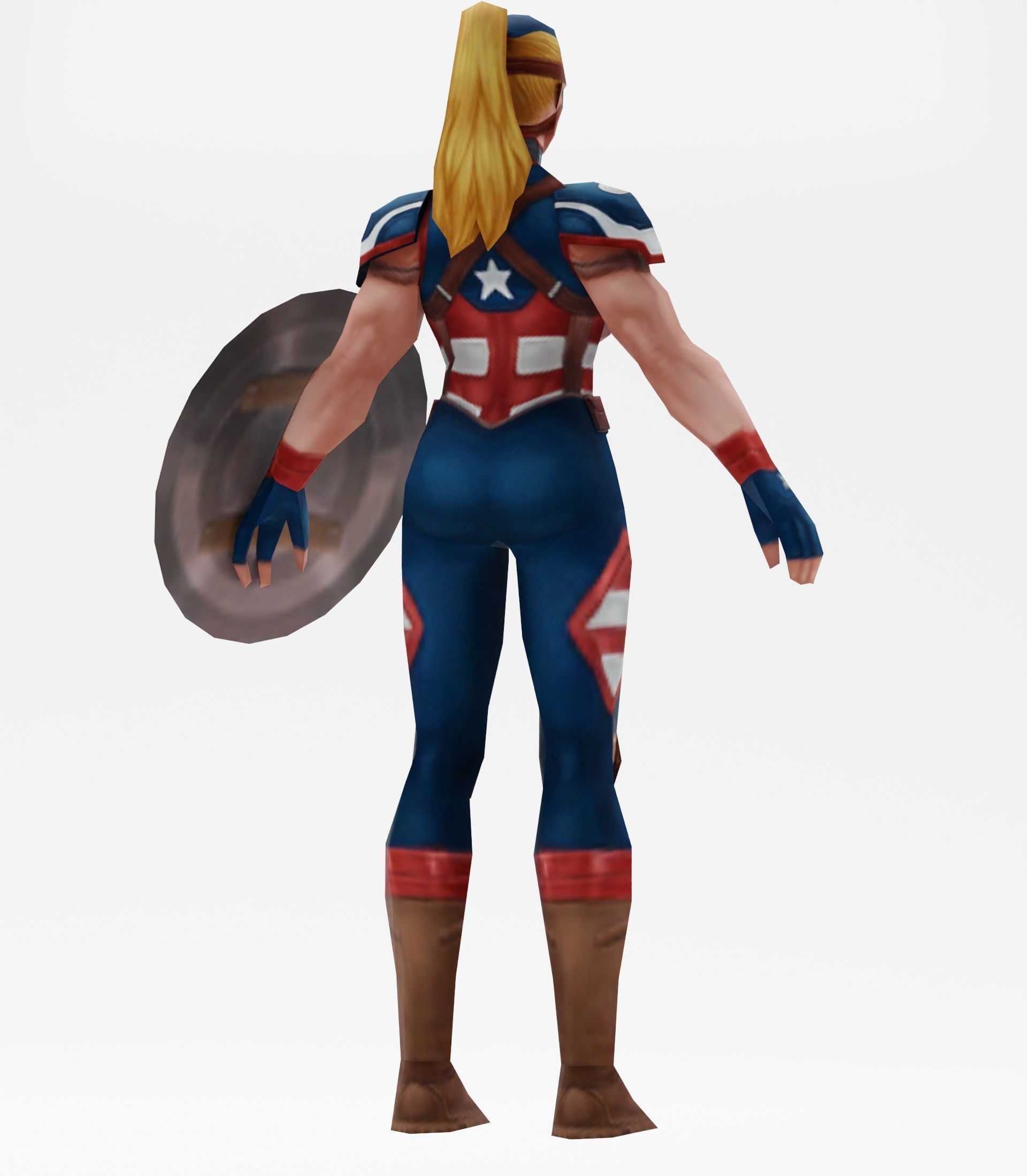Captain America 3d model 3D model_8