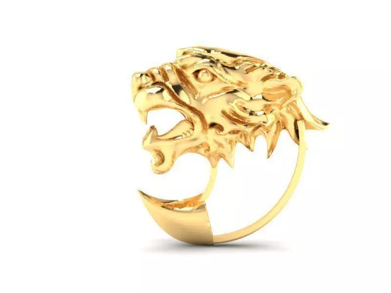 Tiger Pendant RC1 3D print model_0