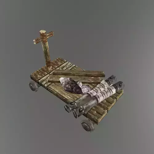 Medieval Transport cart 01