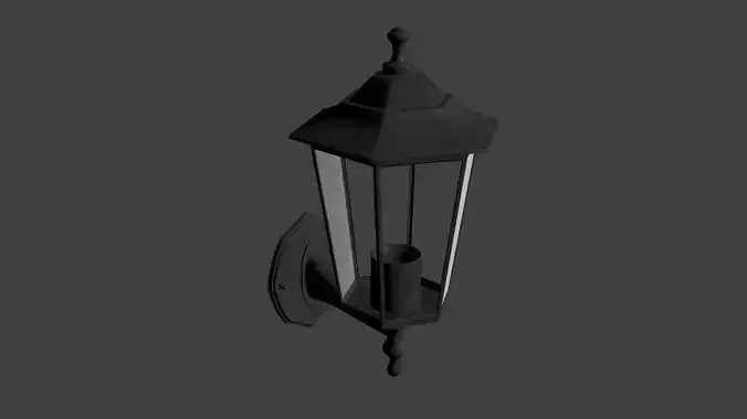 Classic Wall Lamp Free 3D model