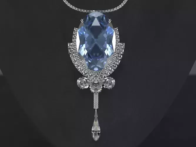 sapphire necklace