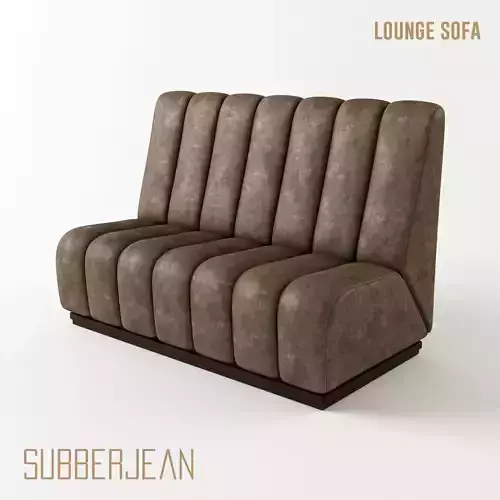 Subberjean lounge Sofa 3 colored 3D model