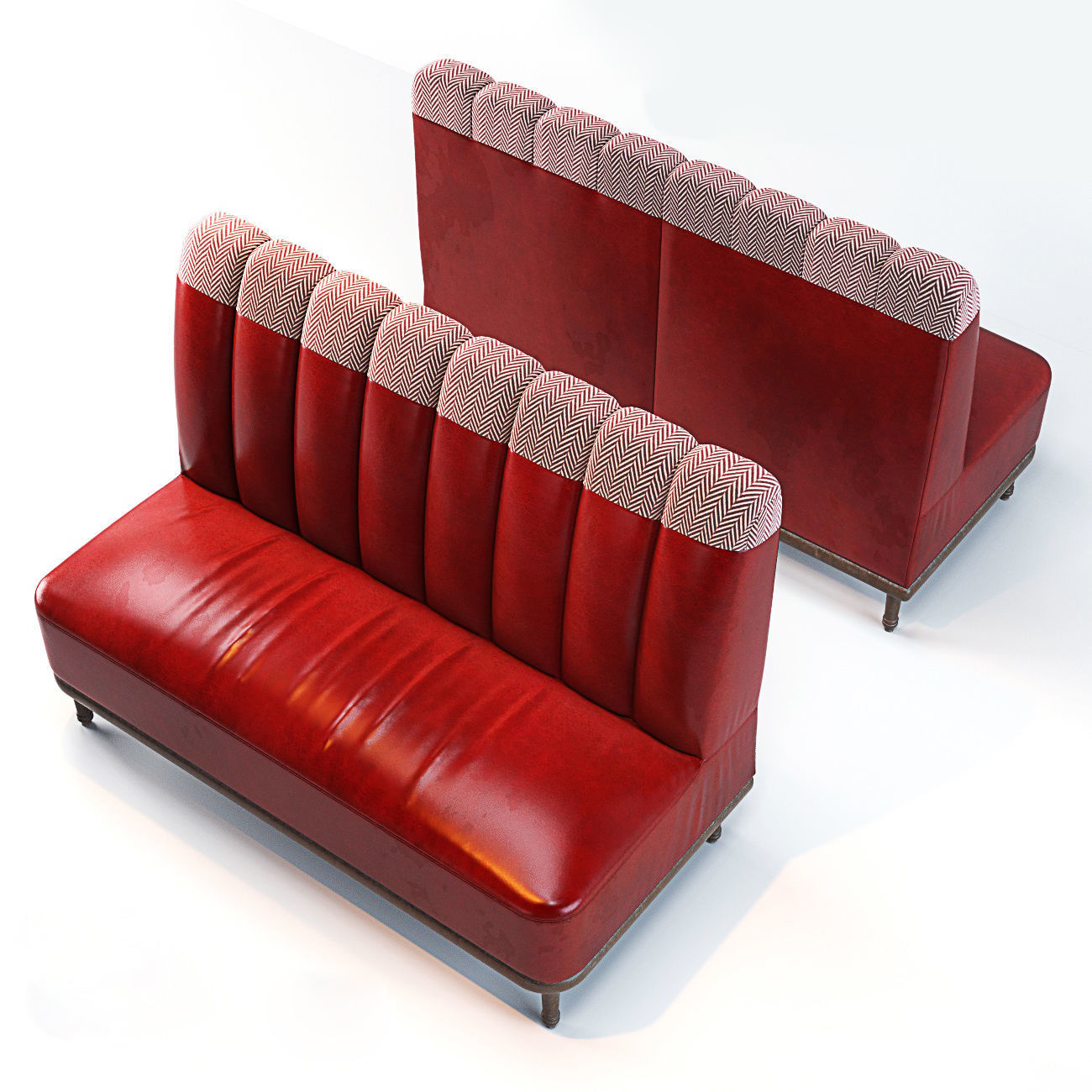 Holborn Dining Lounge Sofa 3D model_3