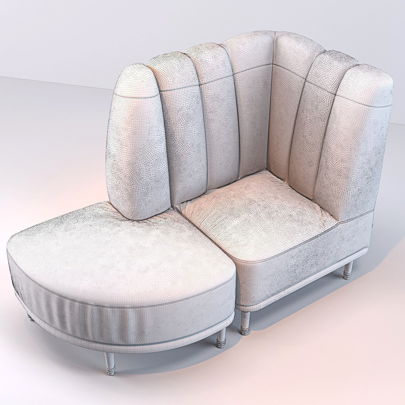 Holborn Dining Lounge Sofa Corners 3D model_6