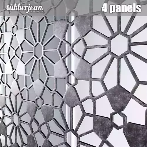Subberjean 4 panels 3D model