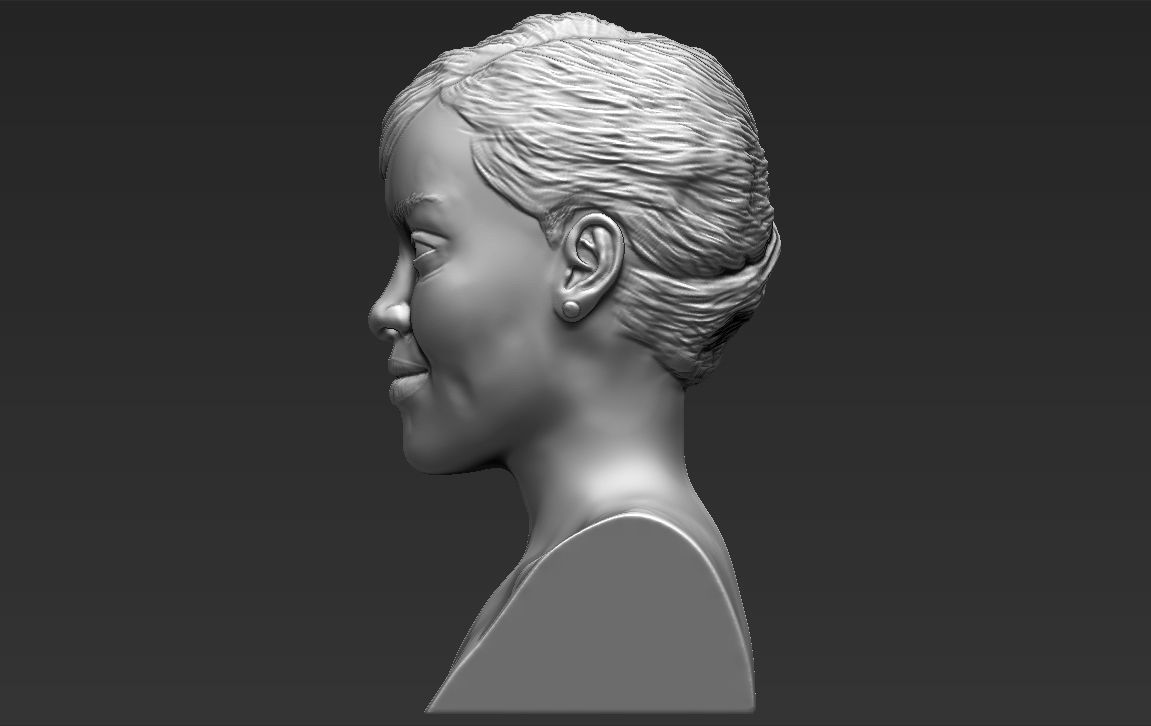 Rihanna 3D printing ready stl obj formats 3D print model_4