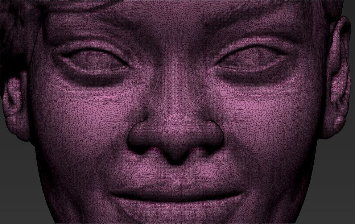 Rihanna 3D printing ready stl obj formats 3D print model_24