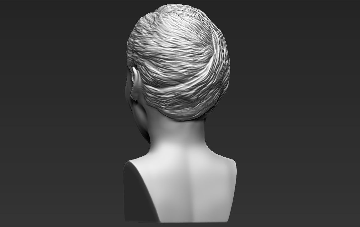 Rihanna 3D printing ready stl obj formats 3D print model_8