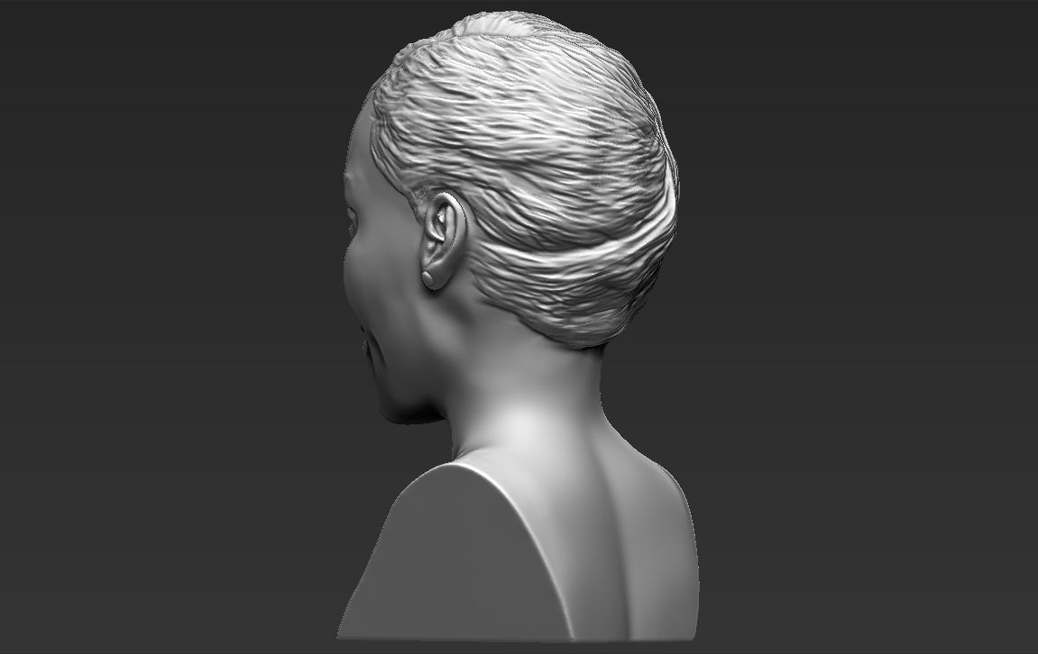 Rihanna 3D printing ready stl obj formats 3D print model_2