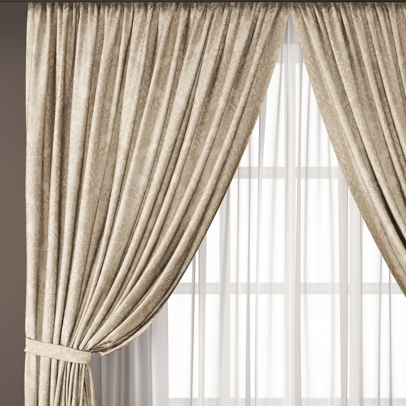 Curtain 92 3D model_3