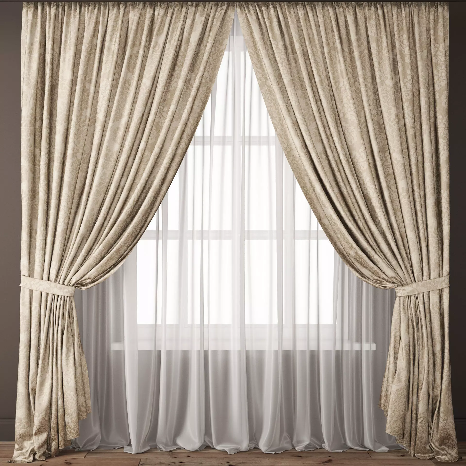 Curtain 92 3D model_0