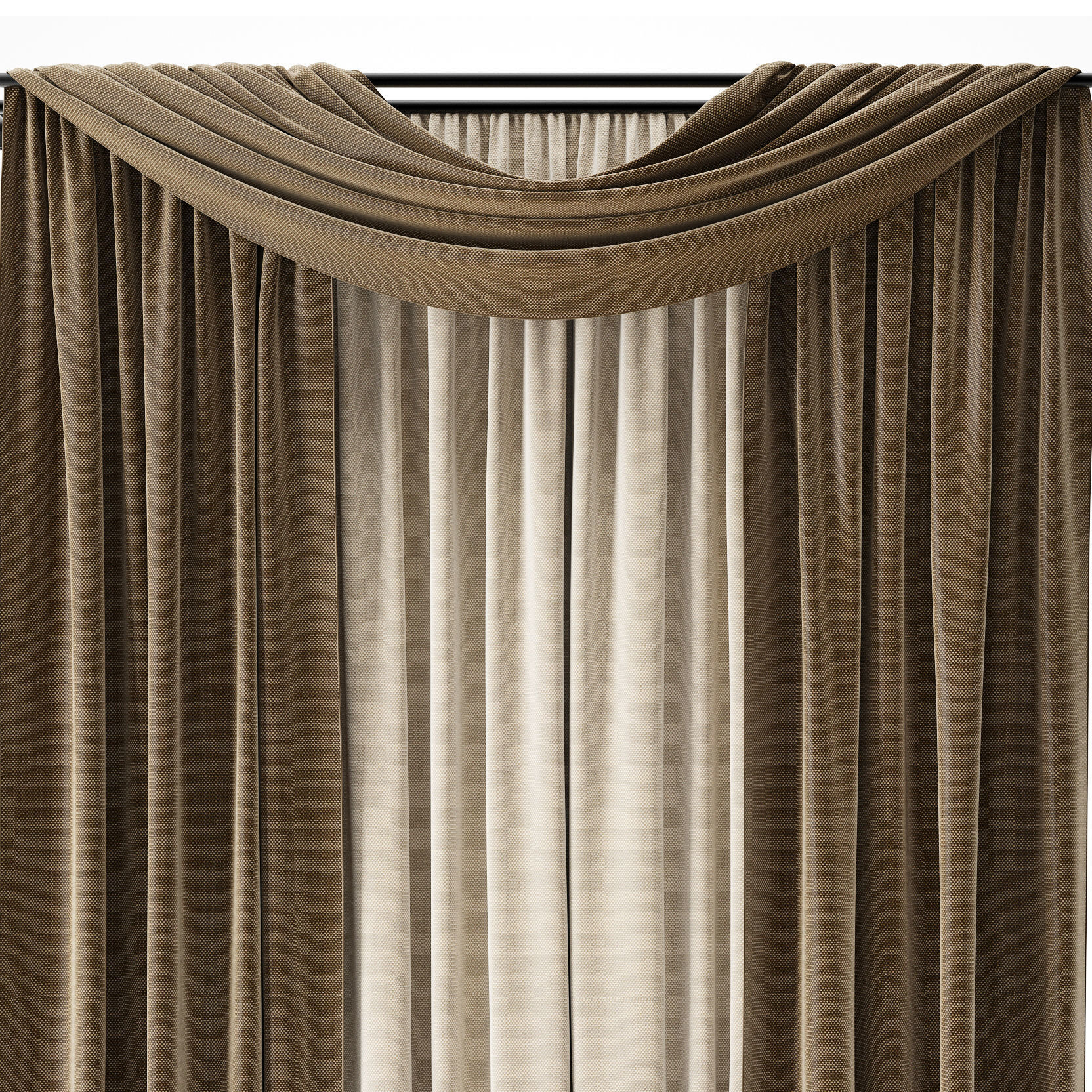Curtain 93 3D model_4