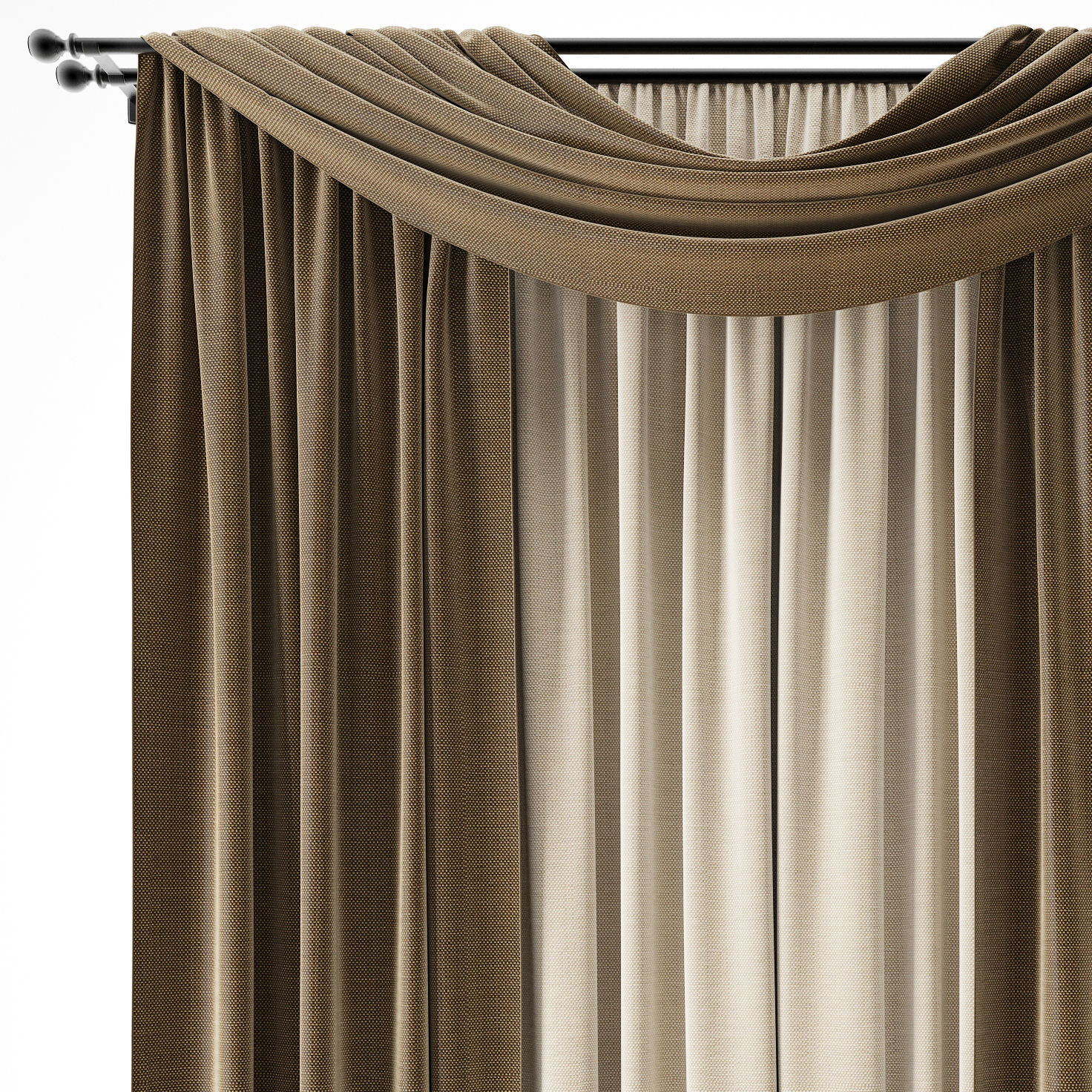 Curtain 93 3D model_2