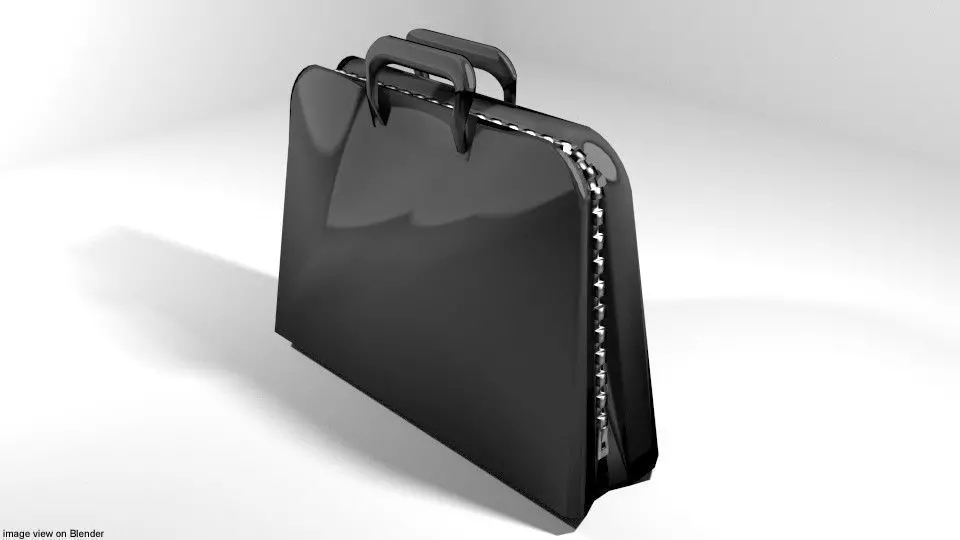 Briefcase - Portfolio 3D model_0