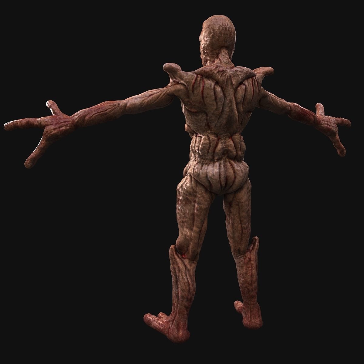 Monster zombie 3D model_3