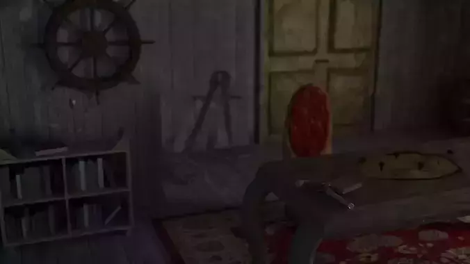 ship interior office