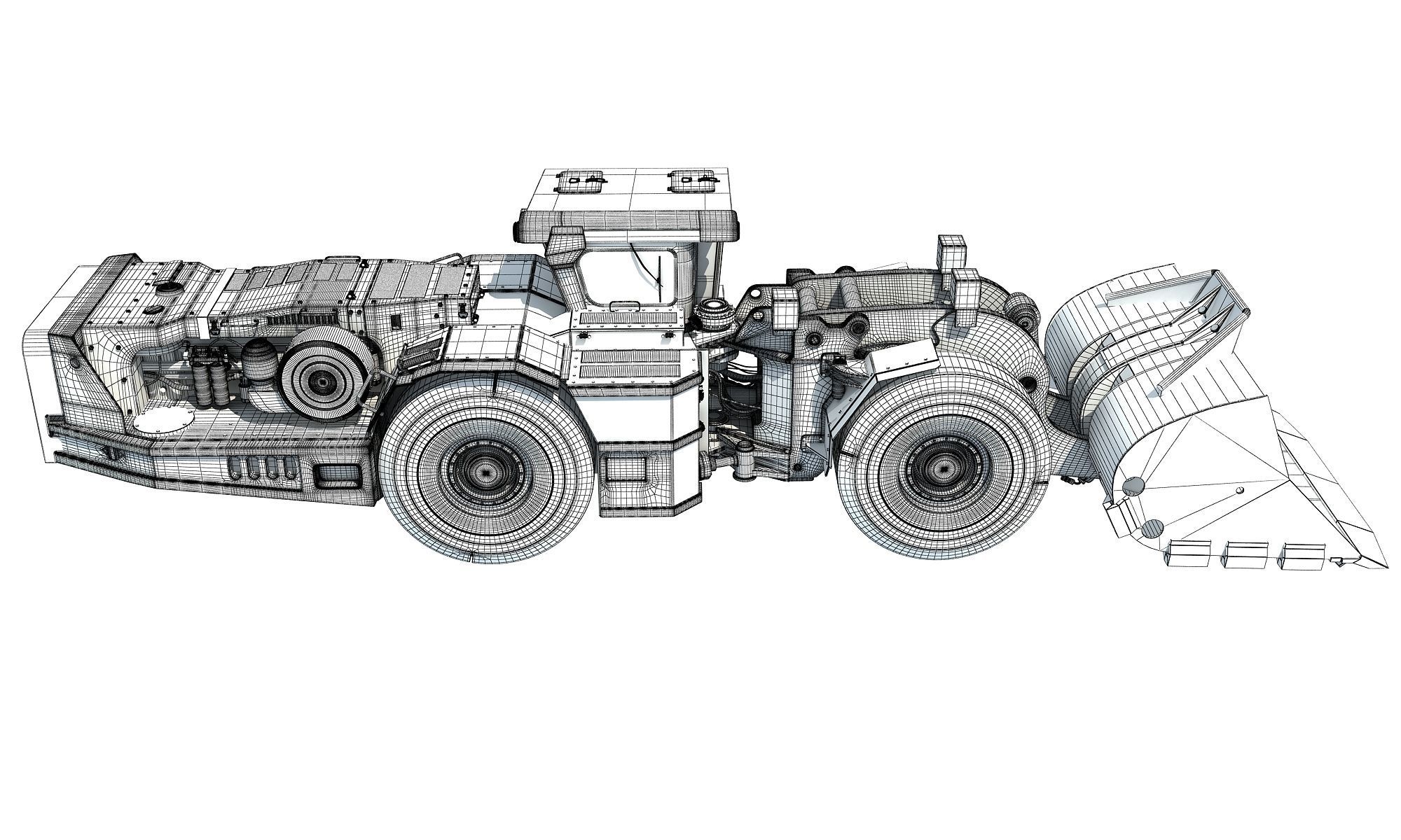 Mining Vehicles Models 3D model_19