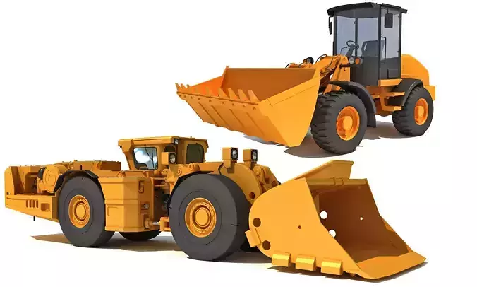 Mining Vehicles Models 3D model