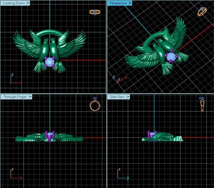 Pendant T00924 3D print model_2
