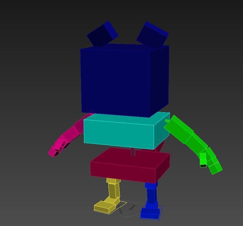 Rigged Lion Character 3D model_5