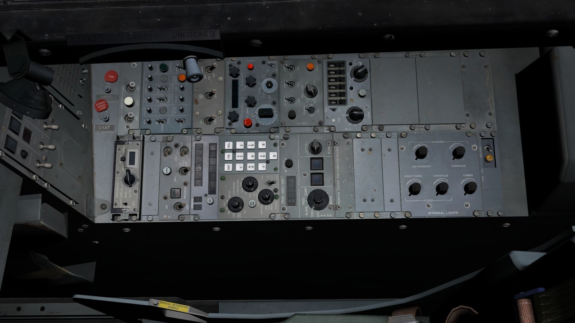 Tornado GR1 3D Cockpit  3D model_11