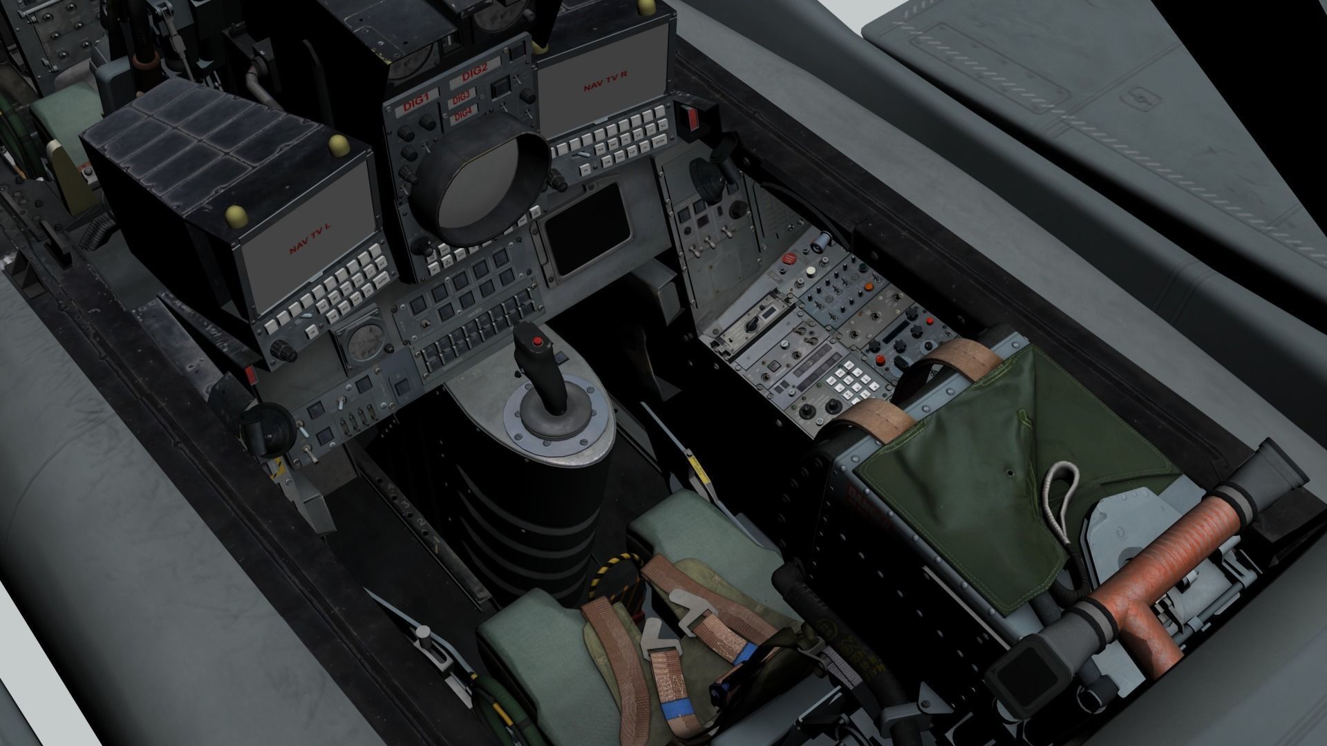 Tornado GR1 3D Cockpit  3D model_6