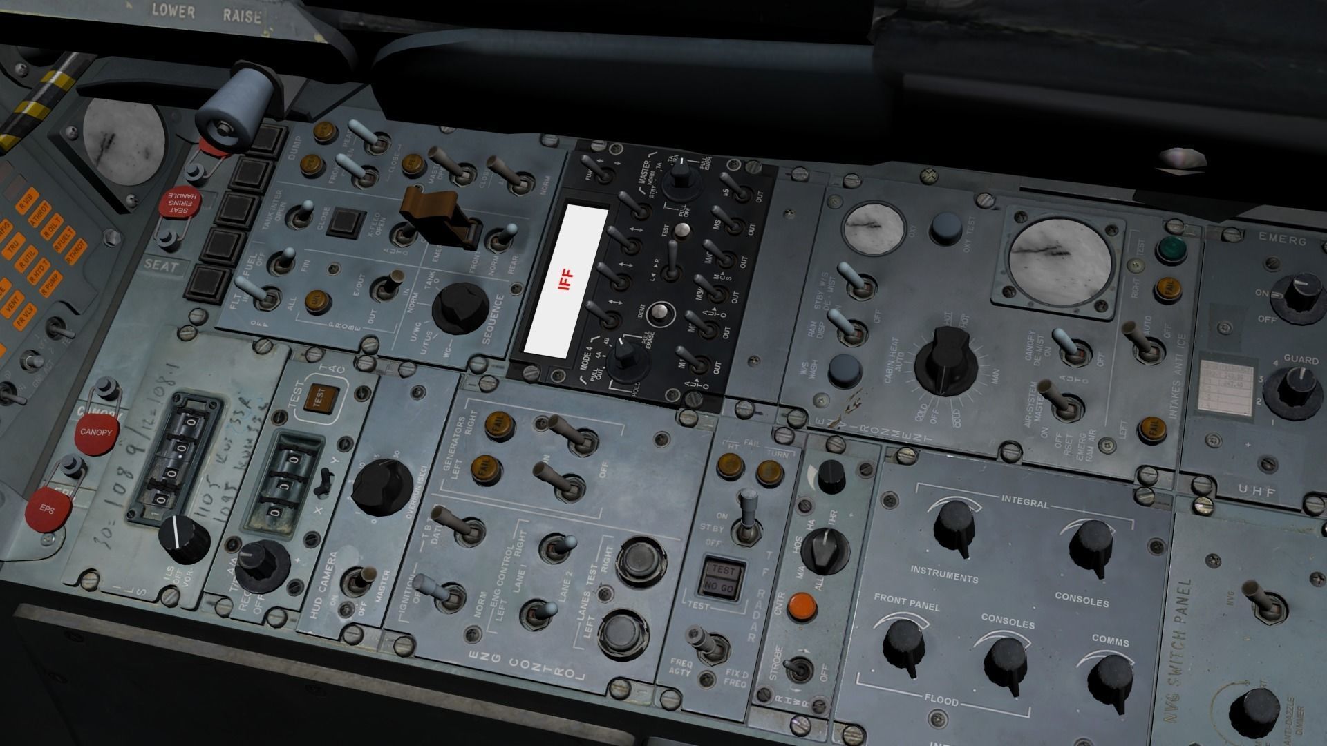 Tornado GR1 3D Cockpit  3D model_13