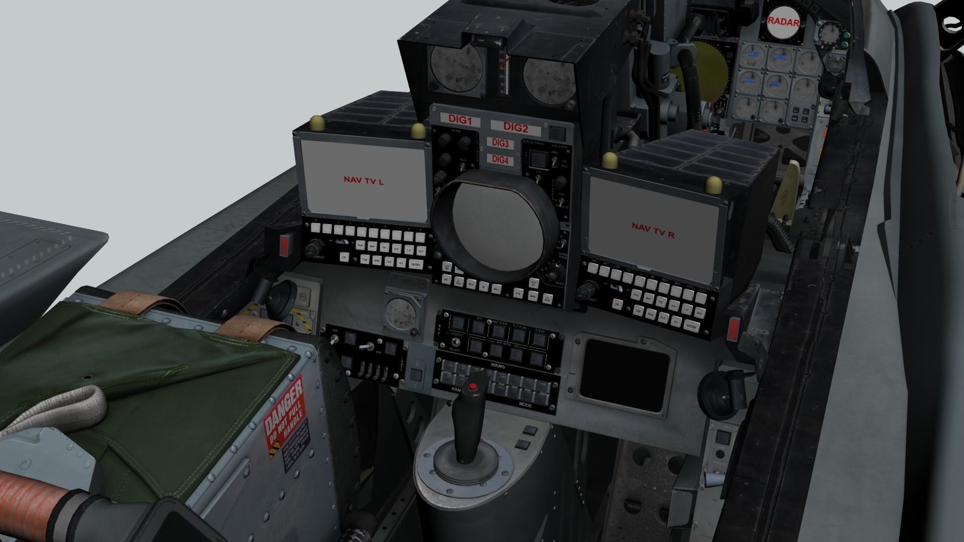 Tornado GR1 3D Cockpit  3D model_5