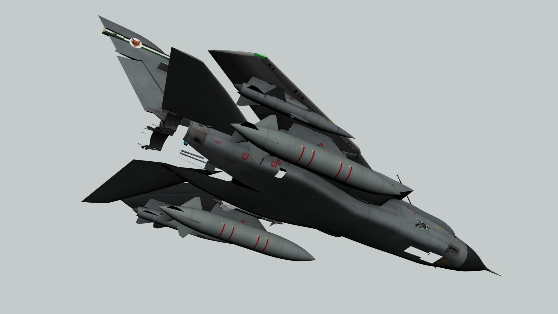 Tornado GR1 3D Cockpit  3D model_3