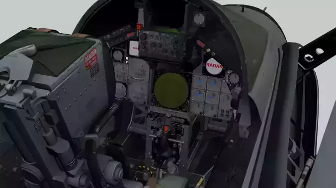 Tornado GR1 3D Cockpit  3D model