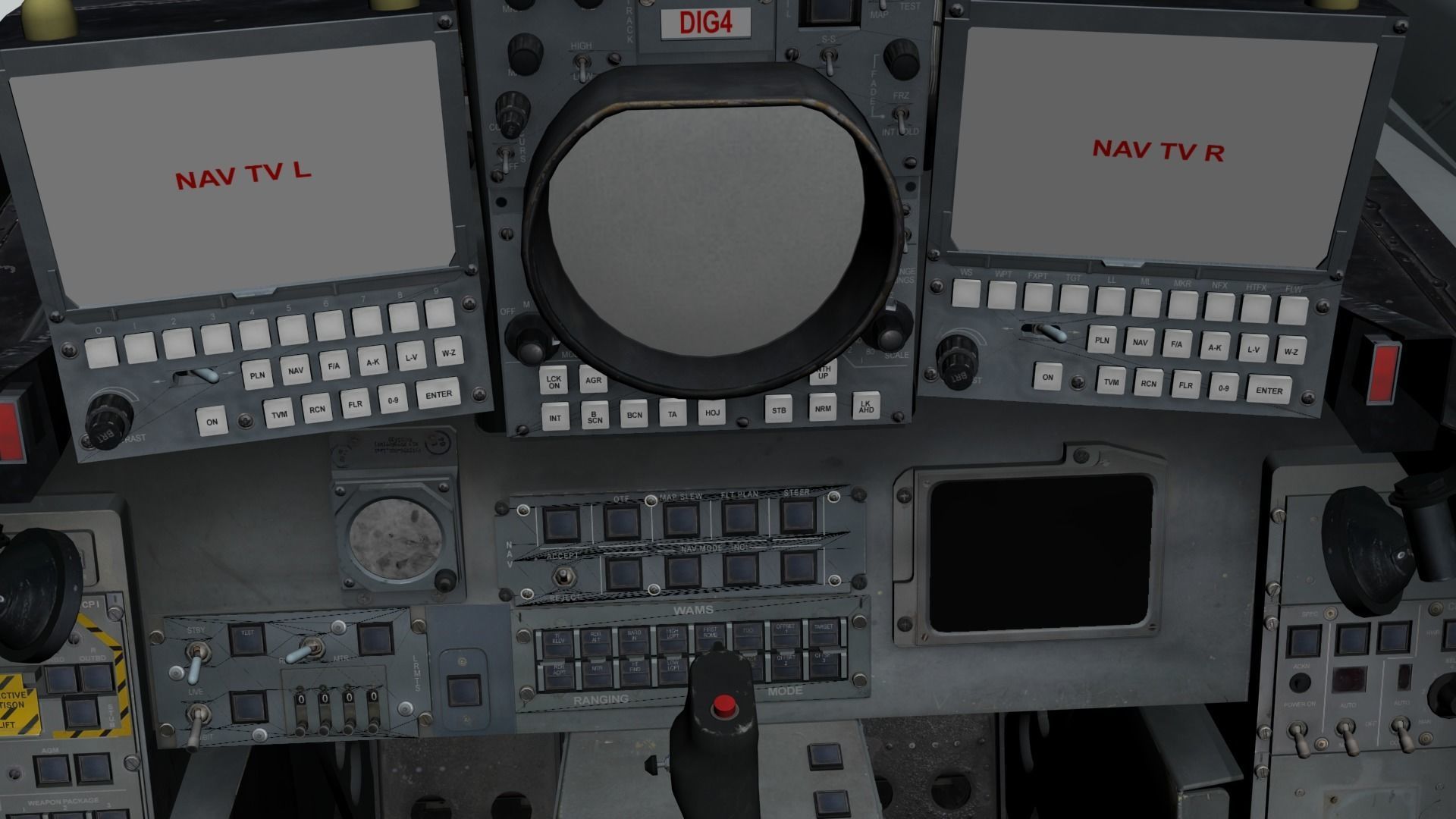 Tornado GR1 3D Cockpit  3D model_10
