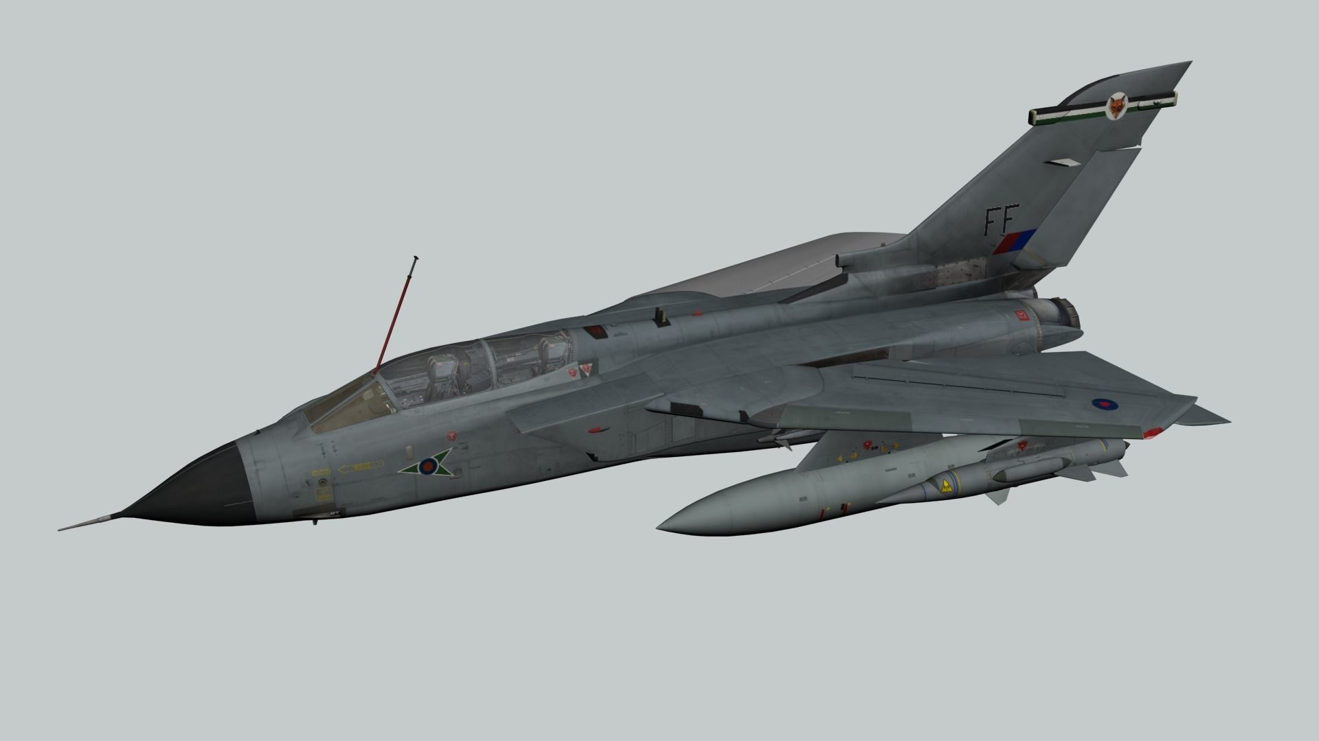 Tornado GR1 3D Cockpit  3D model_1