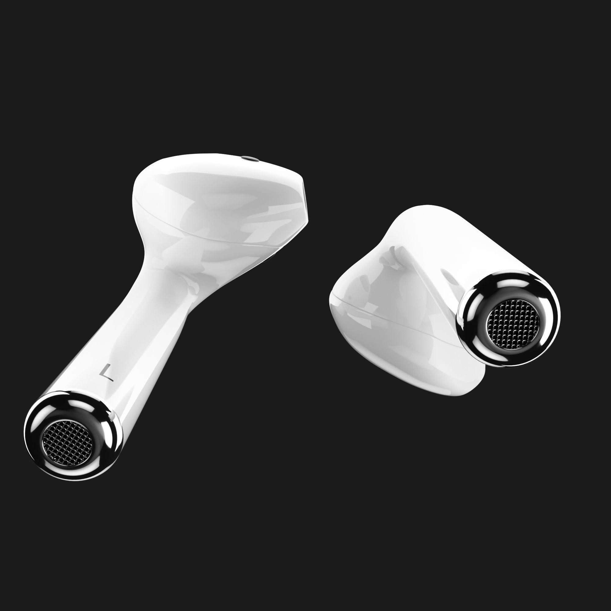 Apple Airpods 3D model_5